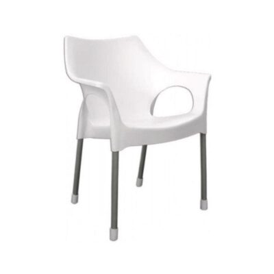 Sillon Pvc Con Caño Reforzado Blanco Garden Life